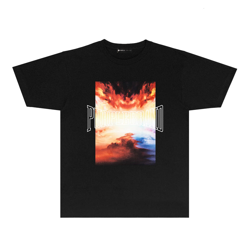 PURPLE  fashion T-shirt