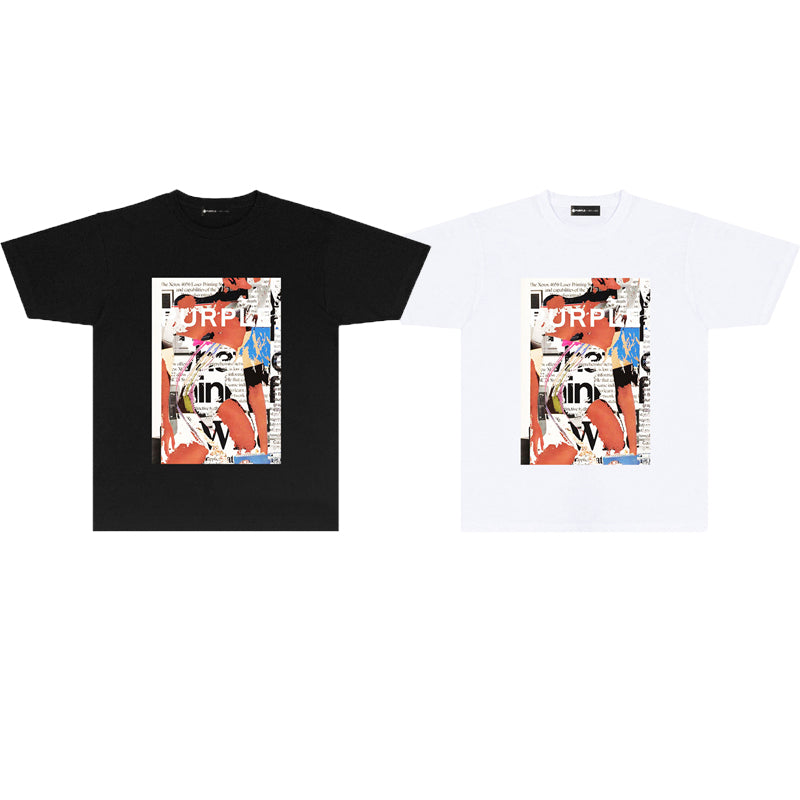 PURPLE  fashion T-shirt