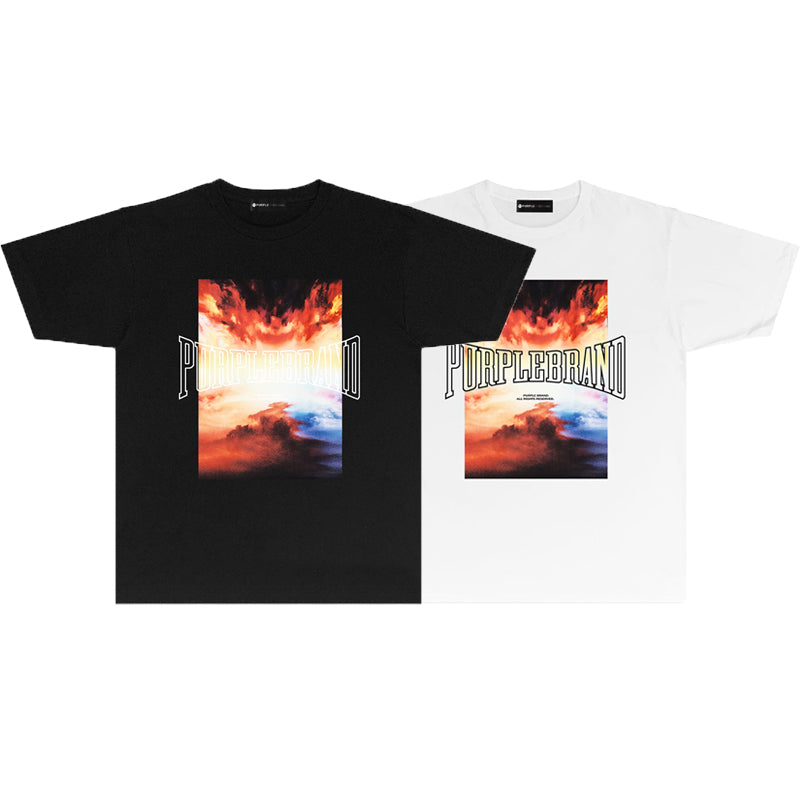 PURPLE  fashion T-shirt