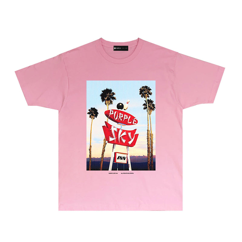 PURPLE  fashion T-shirt