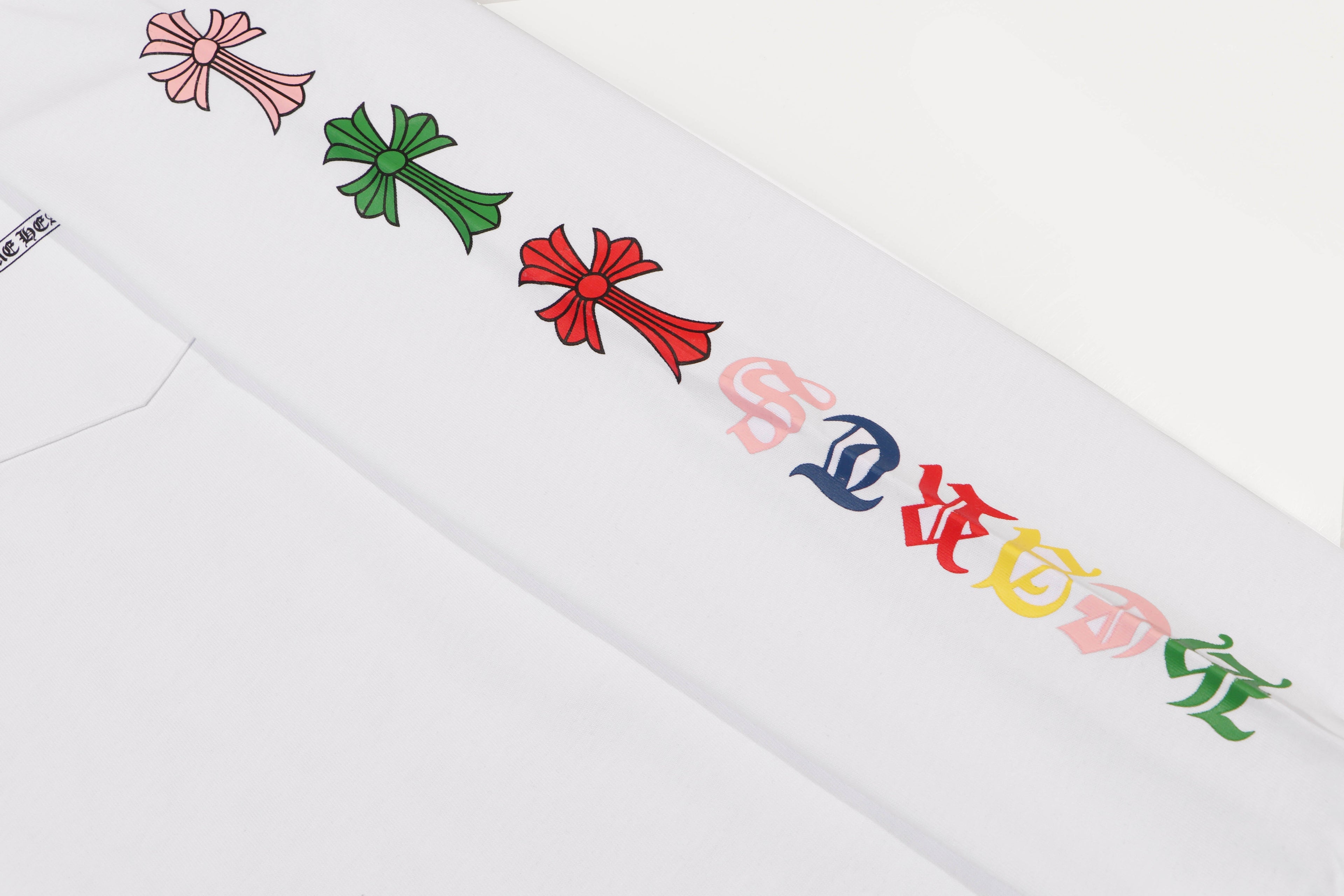 CHROME-HEARTS Men's Long-Sleeve T-shirt Sweatshirt K8015