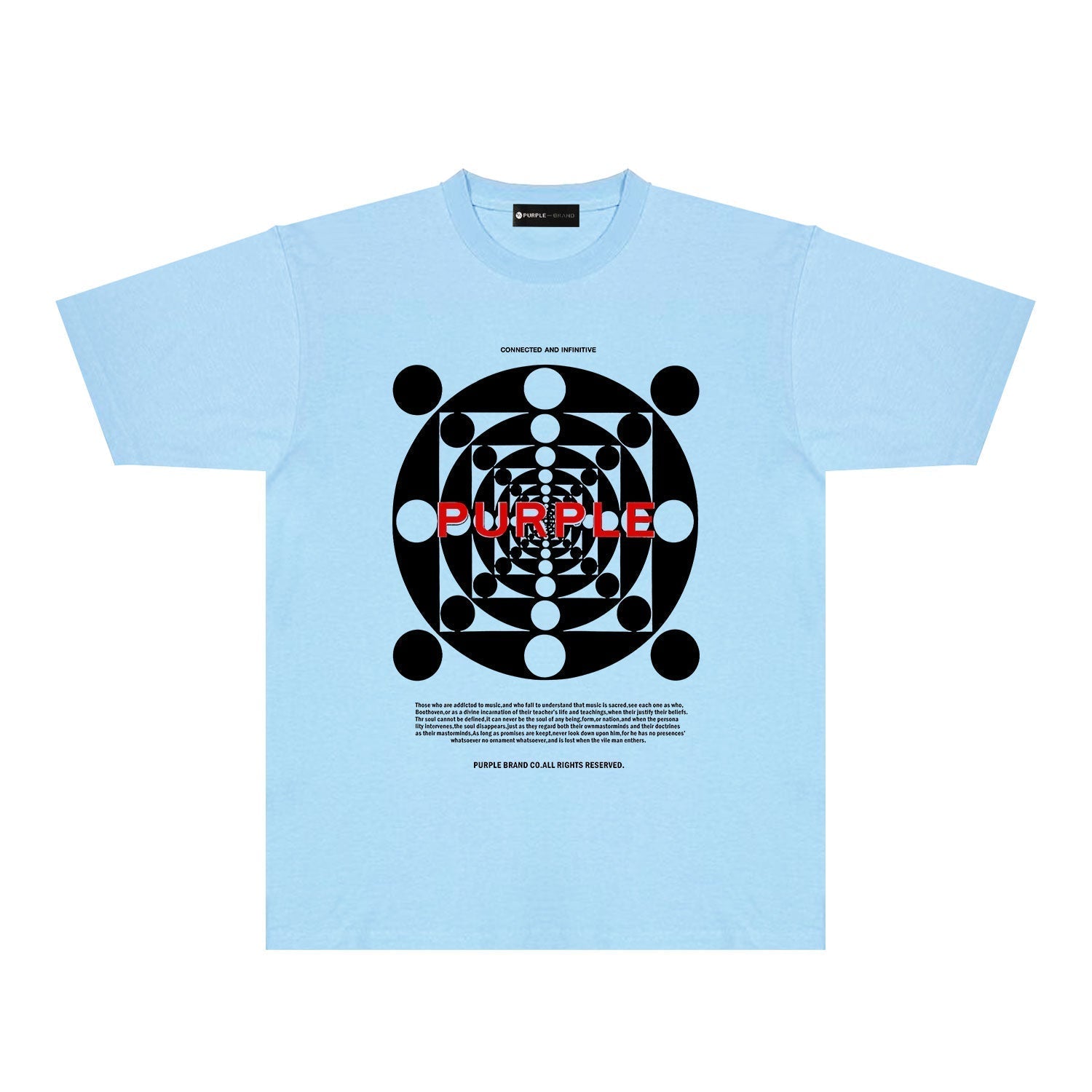 PURPLE  fashion T-shirt